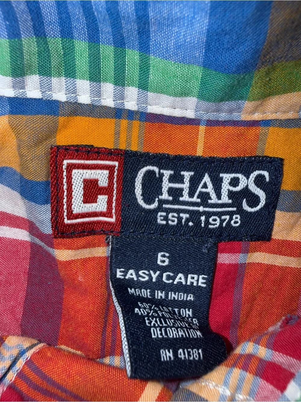 Chaps bright multicolor
